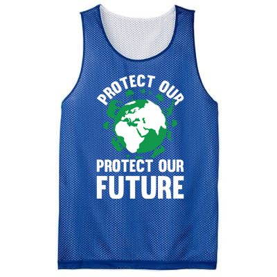 Environt Earth Day Protect Our Earth Protect Our Future Gift Mesh Reversible Basketball Jersey Tank