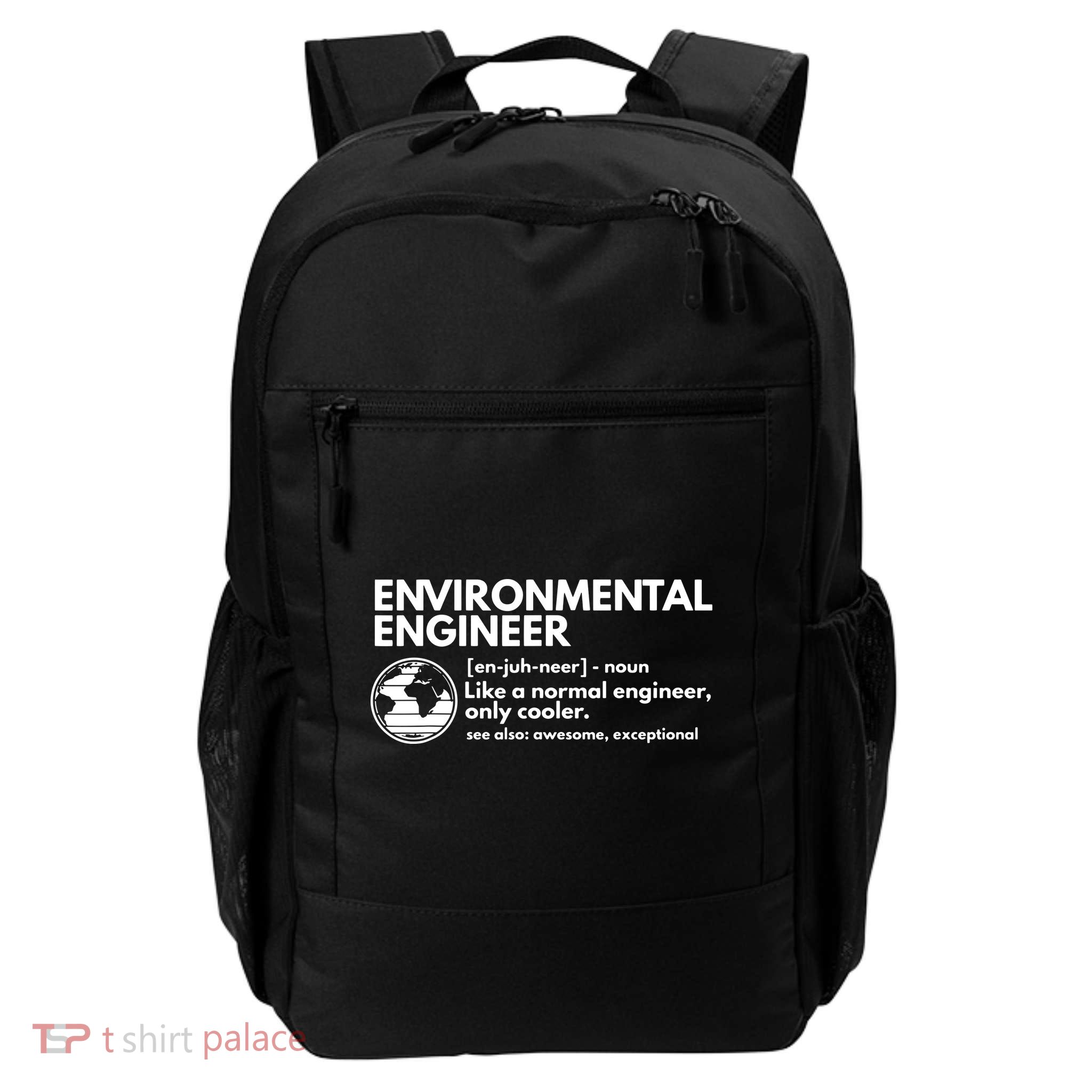 Environmental Engineer Definition Funny Engineering Backpack