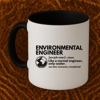 Environmental Engineer Definition Funny Engineering Coffee Mug