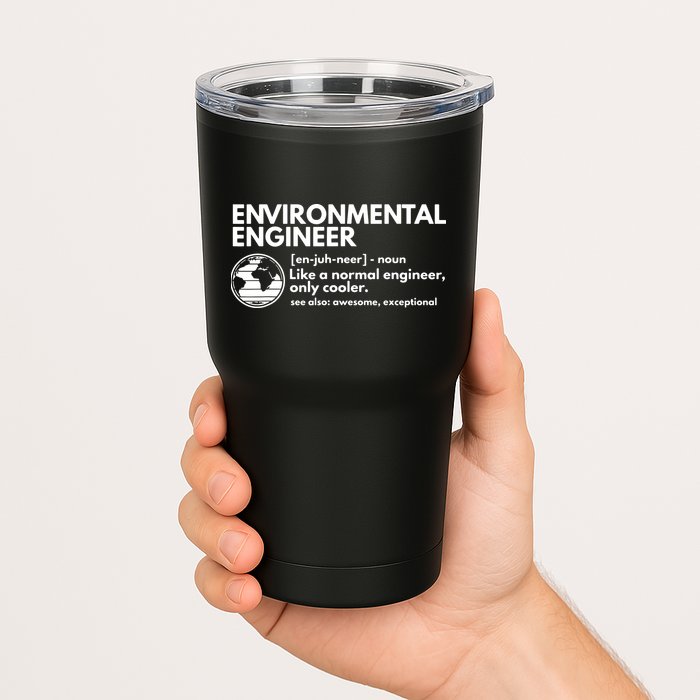 Environmental Engineer Definition Funny Engineering Tumbler
