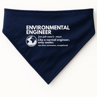 Environmental Engineer Definition Funny Engineering USA-Made Doggie Bandana