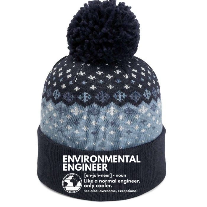 Environmental Engineer Definition Funny Engineering The Baniff Cuffed Pom Beanie