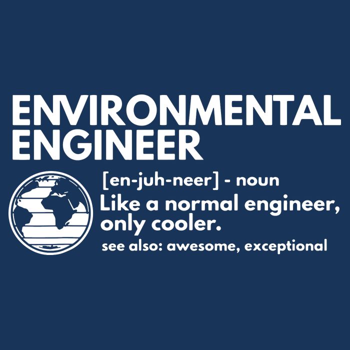 Environmental Engineer Definition Funny Engineering 7-Panel Snapback Hat