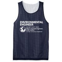 Environmental Engineer Definition Funny Engineering Mesh Reversible Basketball Jersey Tank