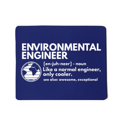 Environmental Engineer Definition Funny Engineering Mousepad