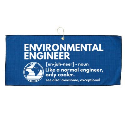 Environmental Engineer Definition Funny Engineering Large Microfiber Waffle Golf Towel