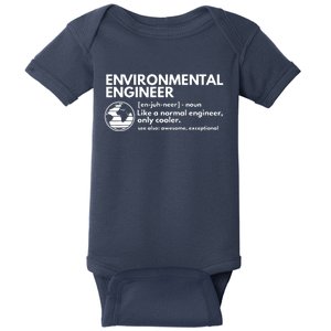 Environmental Engineer Definition Funny Engineering Baby Bodysuit