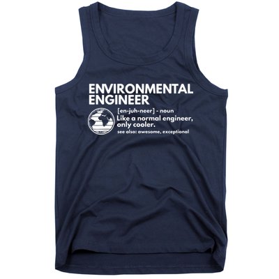 Environmental Engineer Definition Funny Engineering Tank Top