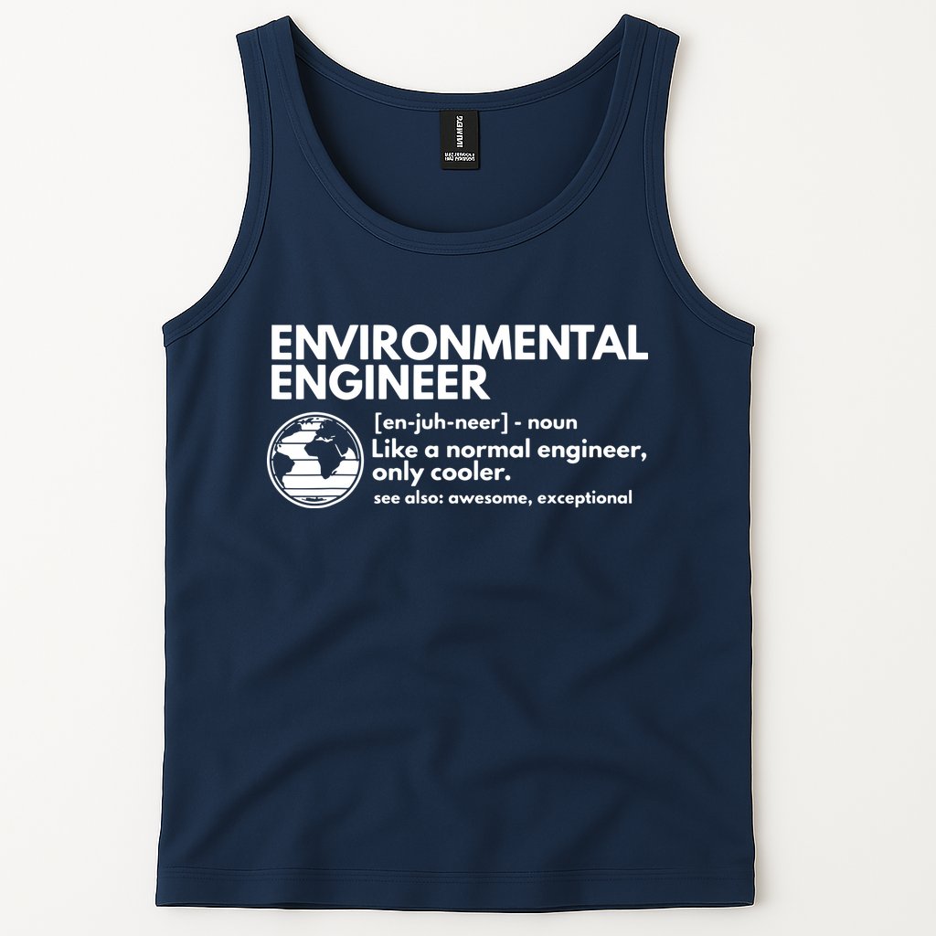 Environmental Engineer Definition Funny Engineering Tank Top