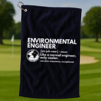 Environmental Engineer Definition Funny Engineering Golf Towel