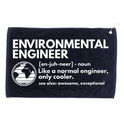 Environmental Engineer Definition Funny Engineering Grommeted Golf Towel