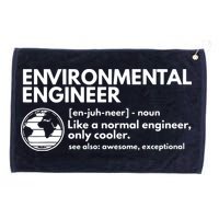 Environmental Engineer Definition Funny Engineering Grommeted Golf Towel