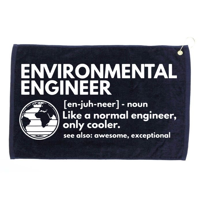 Environmental Engineer Definition Funny Engineering Grommeted Golf Towel