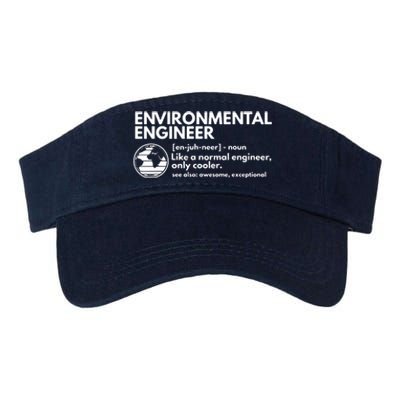 Environmental Engineer Definition Funny Engineering Valucap Bio-Washed Visor