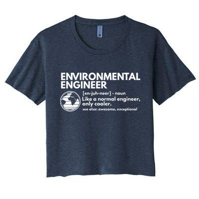 Environmental Engineer Definition Funny Engineering Crop Top