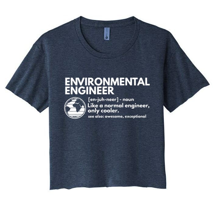 Environmental Engineer Definition Funny Engineering Crop Top