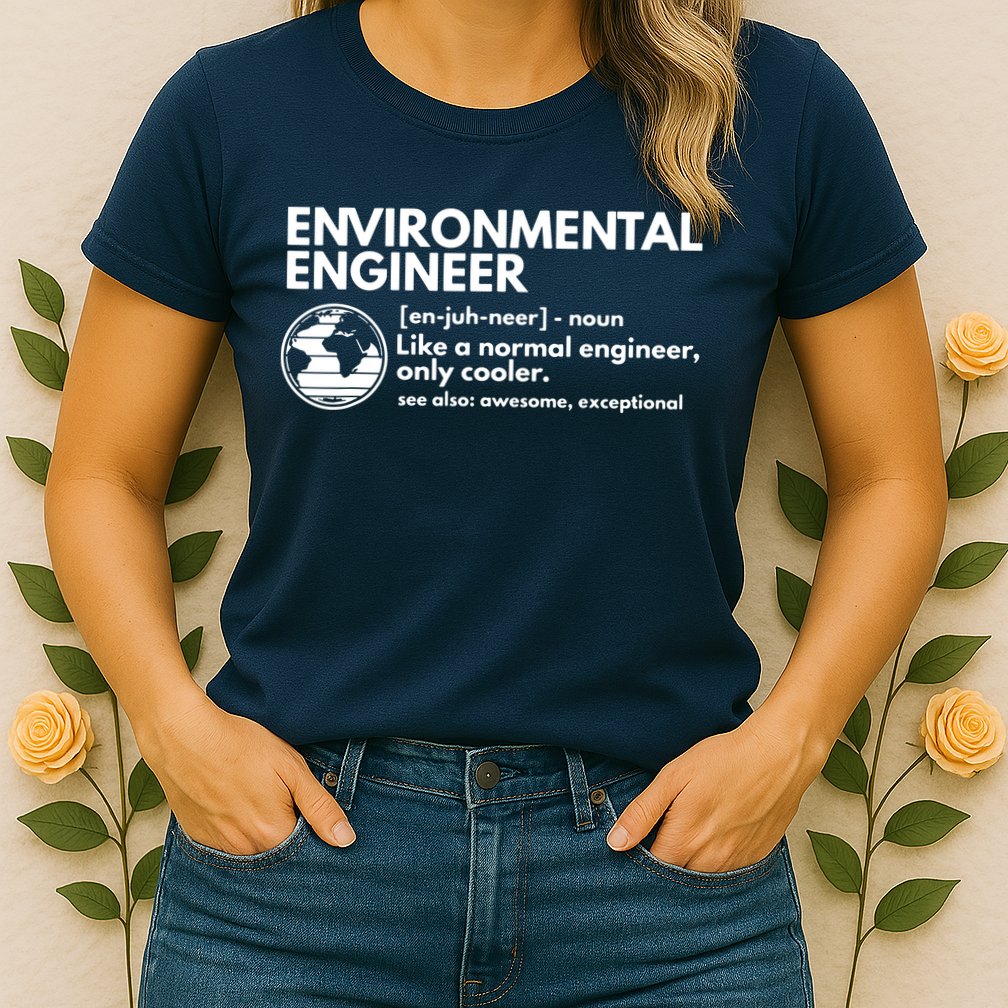 Environmental Engineer Definition Funny Engineering Womens T-Shirt