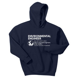 Environmental Engineer Definition Funny Engineering Kids Hoodie