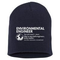 Environmental Engineer Definition Funny Engineering Short Acrylic Beanie