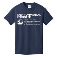 Environmental Engineer Definition Funny Engineering Kids T-Shirt