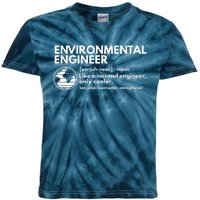 Environmental Engineer Definition Funny Engineering Kids Tie-Dye T-Shirt