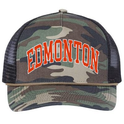 Edmonton Retro Rope Trucker Hat Cap