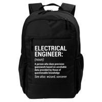 Electrical Engineer Definition Funny Engineering Backpack