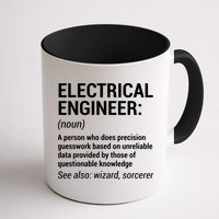 Electrical Engineer Definition Funny Engineering Mug