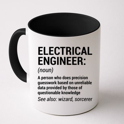 Electrical Engineer Definition Funny Engineering Mug