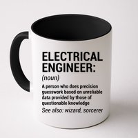 Electrical Engineer Definition Funny Engineering Mug