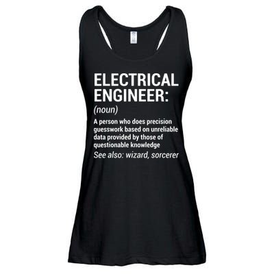 Electrical Engineer Definition Funny Engineering Ladies Essential Flowy Tank