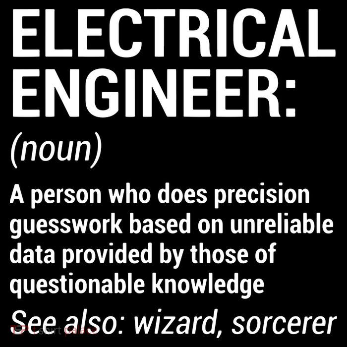 Electrical Engineer Definition Funny Engineering Tall Sweatshirt
