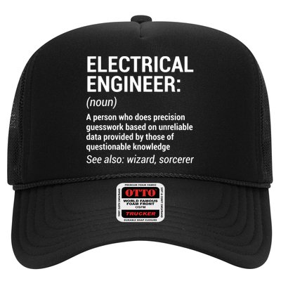 Electrical Engineer Definition Funny Engineering Trucker Hat