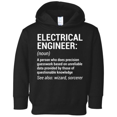 Electrical Engineer Definition Funny Engineering Toddler Hoodie
