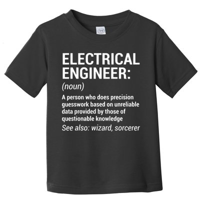 Electrical Engineer Definition Funny Engineering Toddler T-Shirt