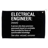 Electrical Engineer Definition Funny Engineering Grommeted Golf Towel