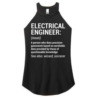 Electrical Engineer Definition Funny Engineering Women's Perfect Tri Rocker Tank