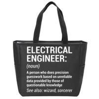 Electrical Engineer Definition Funny Engineering Zip Tote Bag