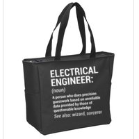 Electrical Engineer Definition Funny Engineering Zip Tote Bag