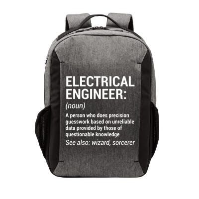 Electrical Engineer Definition Funny Engineering Vector Backpack