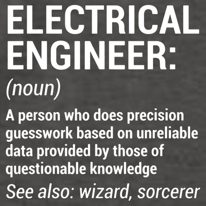 Electrical Engineer Definition Funny Engineering Vector Backpack