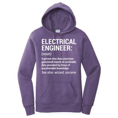 Electrical Engineer Definition Funny Engineering Women's Pullover Hoodie