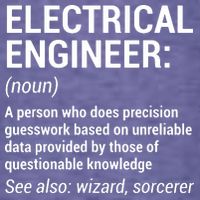 Electrical Engineer Definition Funny Engineering Womens T-Shirt