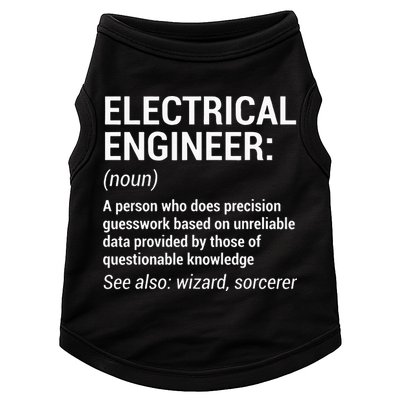 Electrical Engineer Definition Funny Engineering Doggie Tank