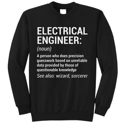 Electrical Engineer Definition Funny Engineering Sweatshirt