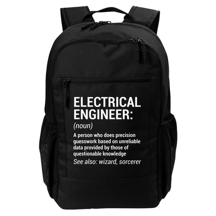 Electrical Engineer Definition Funny Engineering Backpack