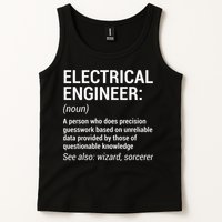 Electrical Engineer Definition Funny Engineering Tank Top