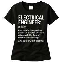 Electrical Engineer Definition Funny Engineering Womens T-Shirt