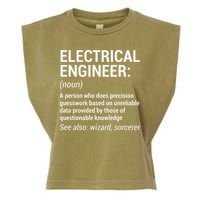 Electrical Engineer Definition Funny Engineering Garment-Dyed Women's Muscle Tee