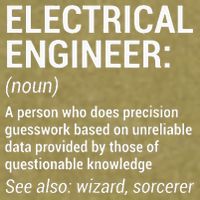 Electrical Engineer Definition Funny Engineering Garment-Dyed Women's Muscle Tee